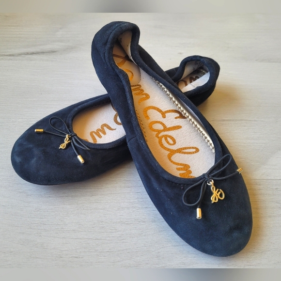 Sam Edelman Felicia Ballet Flats in Black Suede - Picture 3 of 4